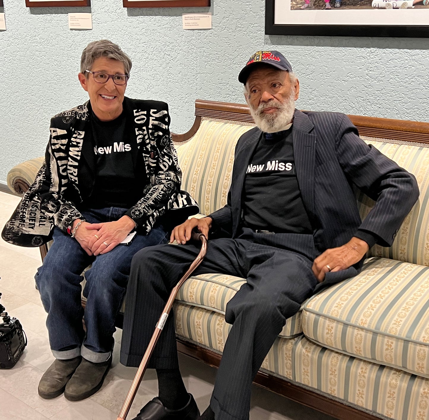 Limited Edition "New Miss" BLACK long sleeve T-shirt (BLOCK LETTERS- mid size on front)